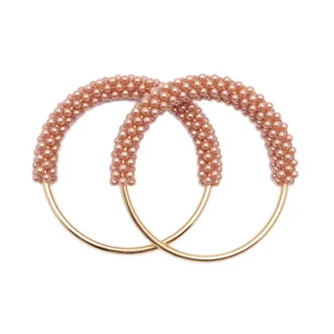 Hovedbilde Veskehåndtak perler (Rosè, par)