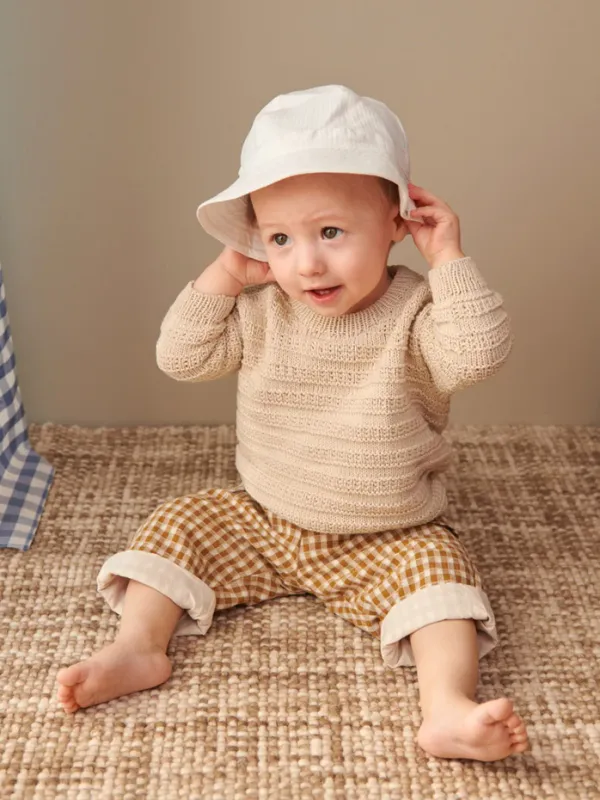 Fillip Sweater, Diaper pants og Bonnet 